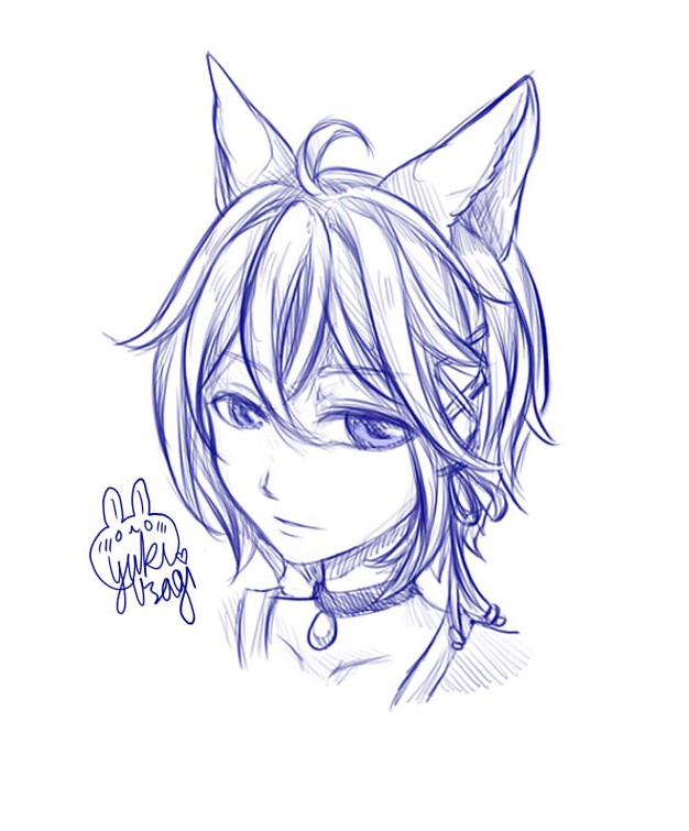 626x755 Fox Boy Head Sketch By Xxyukinousagixx - Fox Head Sketch