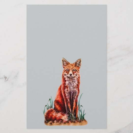 540x540 Red Fox Drawing Animal Art Pencil Sketch Foxy - Fox Pencil Sketch