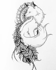 236x294 76 Best Fox Sketches Images In 2018 Fox Tattoos - Fox Tattoo Sketch