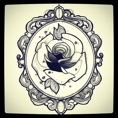 400x400 Awesome Frame Tattoo Designs - Frame Tattoo Sketch