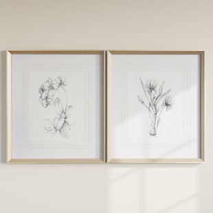 310x310 Framed Flower Prints Wayfair - Framed Sketch Prints