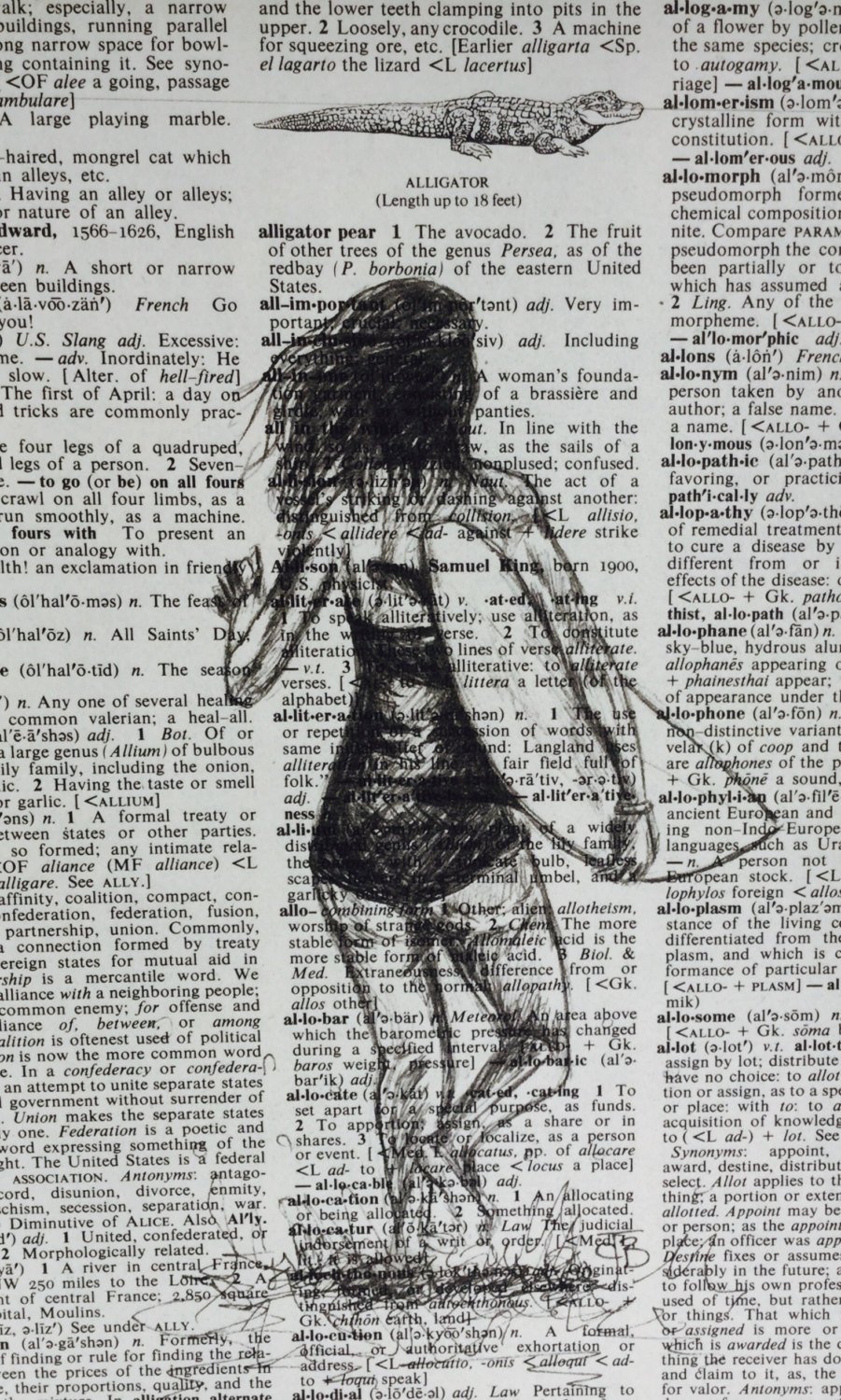 901x1500 Surf Girl Surfer Surfing Framed Print Of Biro Sketch On Actual Etsy - Framed Sketch Prints