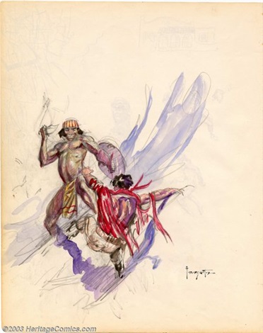 372x470 Frank Frazetta - Frank Frazetta Sketches
