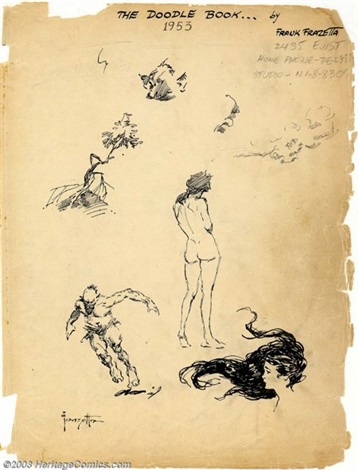 358x470 Frank Frazetta - Frank Frazetta Sketches
