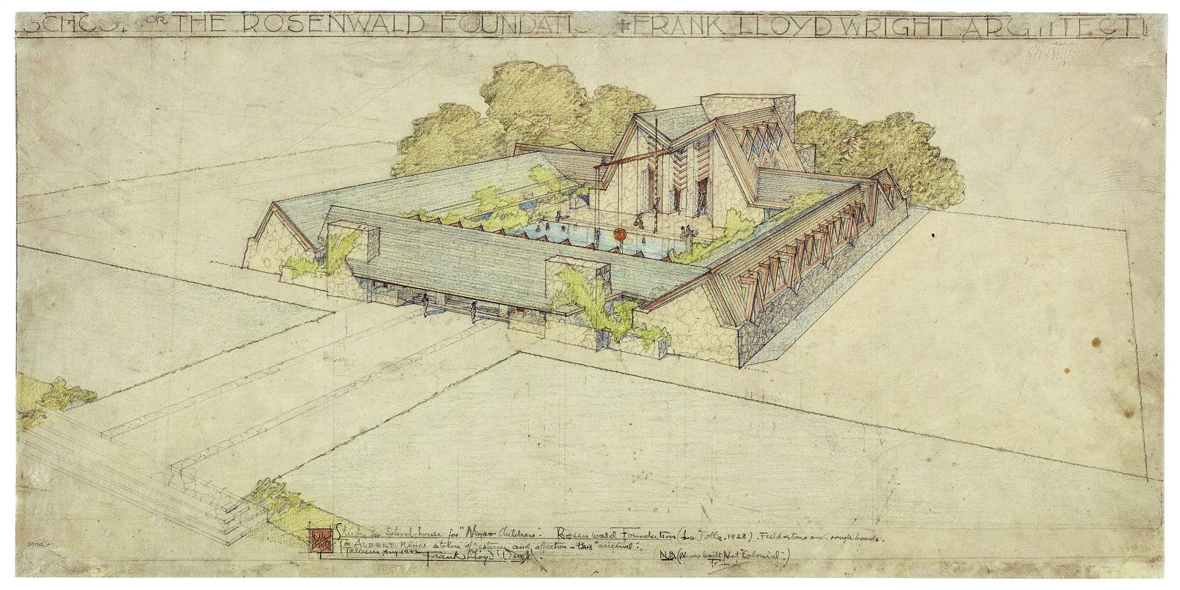 2400x1200 The Unrealized Visions Of Frank Lloyd Wright The New Republic - Frank Lloyd Wright Sketches