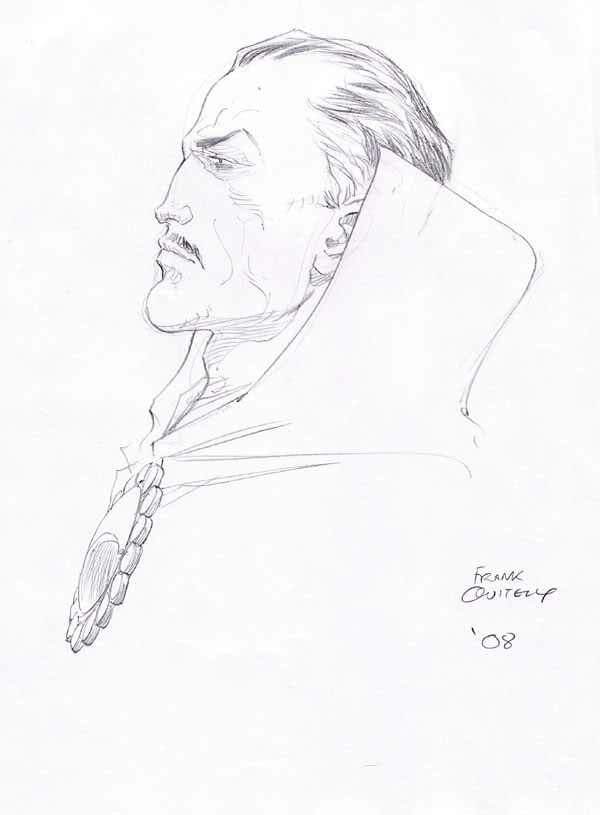 600x815 Frank Quitely Dr Strange Sketch - Frank Quitely Sketch