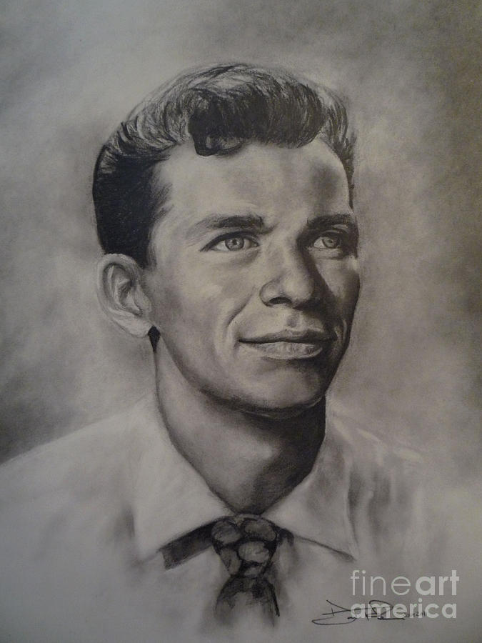 675x900 Frank Sinatra Drawing By Dave Torowski - Frank Sinatra Sketch