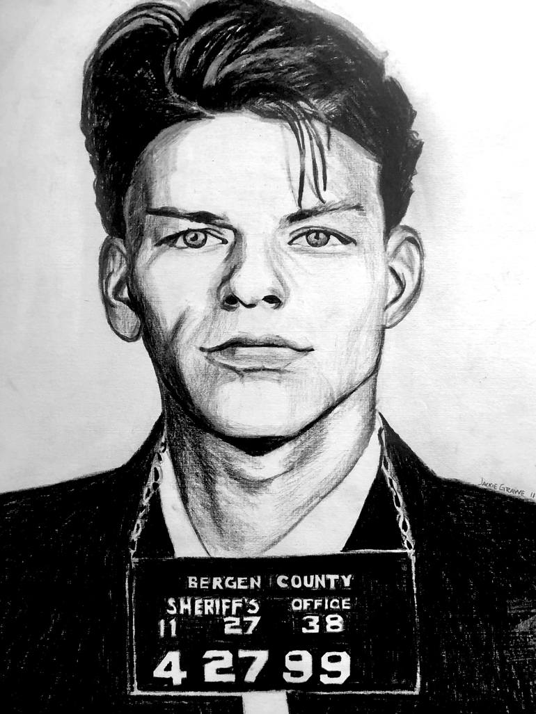 770x1027 Frank Sinatra Drawing By Jackie Grawe Saatchi Art - Frank Sinatra Sketch
