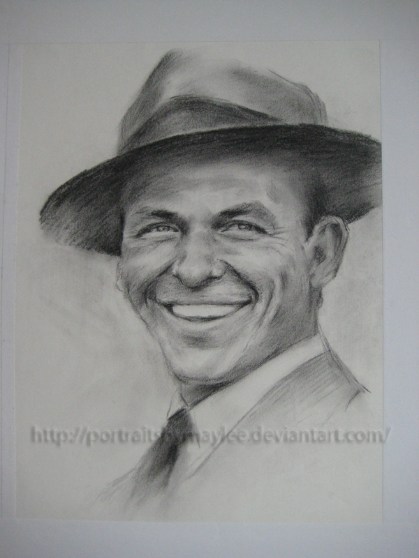 600x800 Frank Sinatra By Portraitsbymaylee - Frank Sinatra Sketch