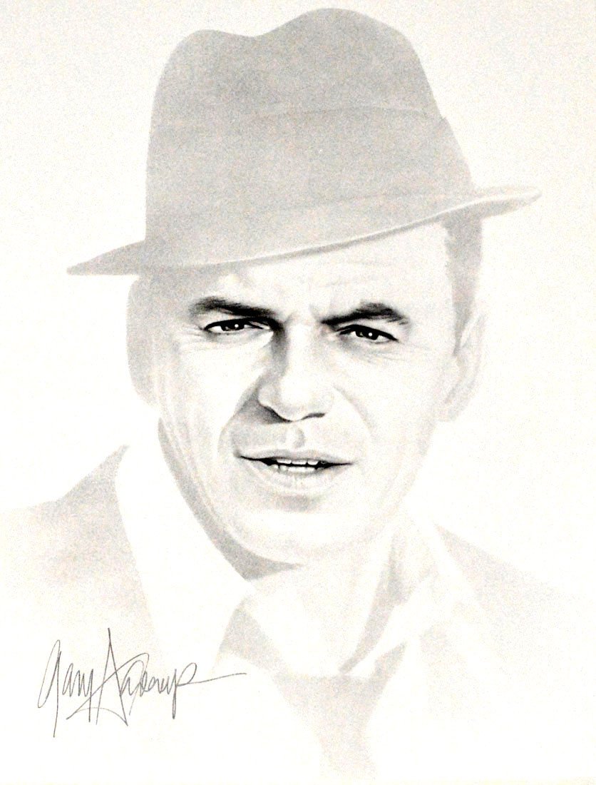 836x1100 Frank Sinatra Art Prints By Gary Saderup - Frank Sinatra Sketch