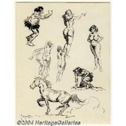 250x250 Frank Frazetta - Frazetta Sketches