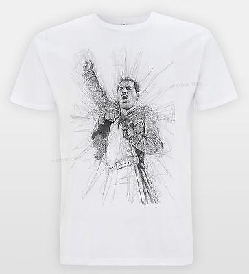 363x400 Freddie Mercury Sketch T Shirt Indie Top Queen Drawing Jumper - Freddie Mercury Sketch