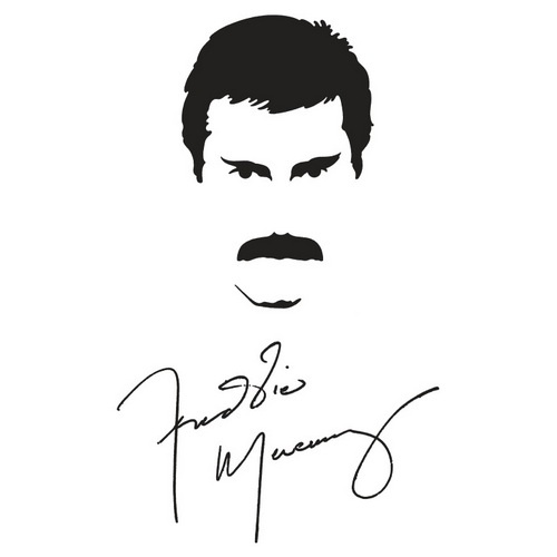 500x500 Nice Sketch Of Freddie Mercury Tattoo - Freddie Mercury Sketch