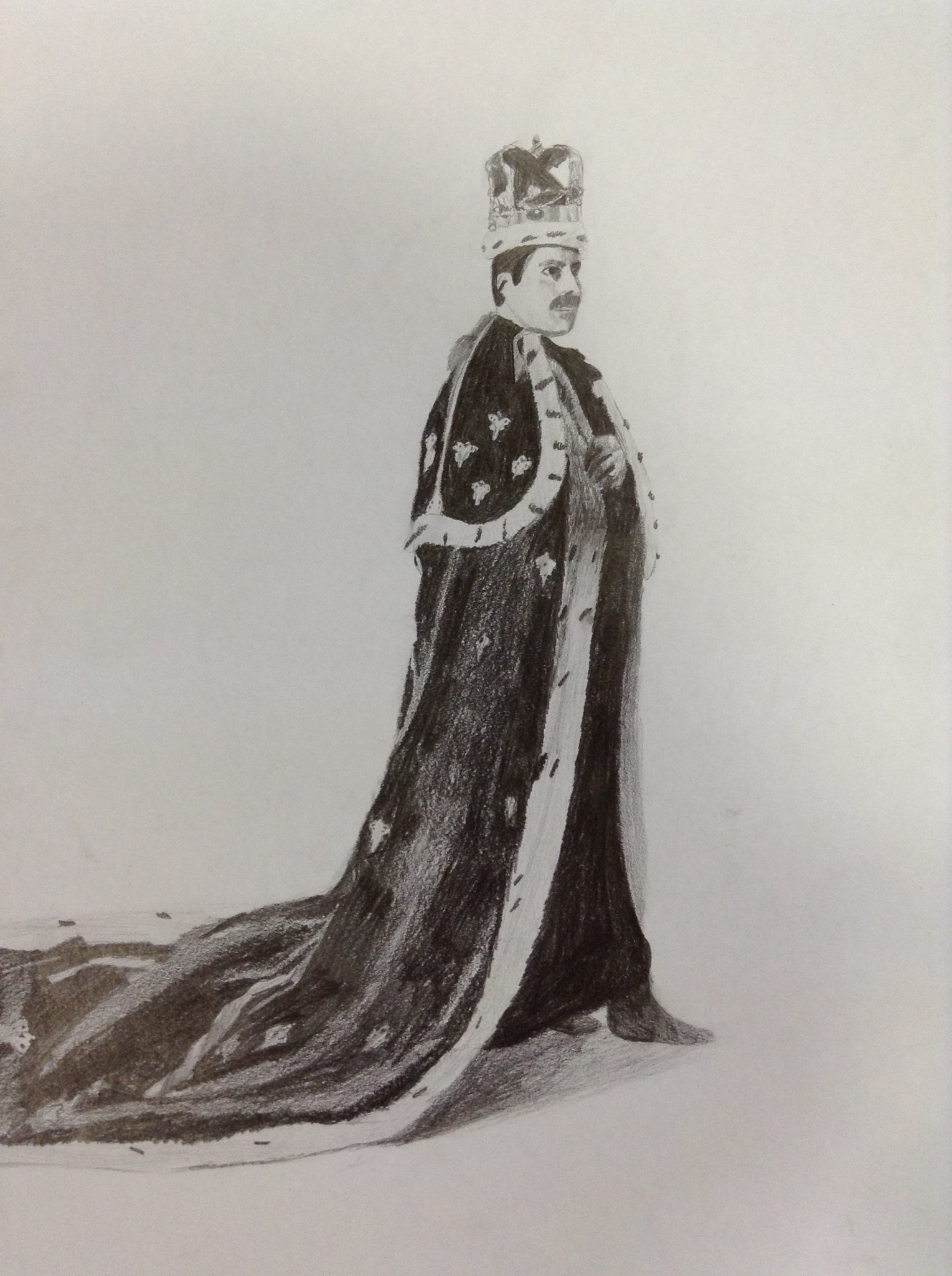 1529x2048 Queen Images My Drawing Of Freddie Mercury Hd Wallpaper And - Freddie Mercury Sketch