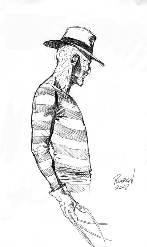 Freddy Krueger Sketch at Explore collection of