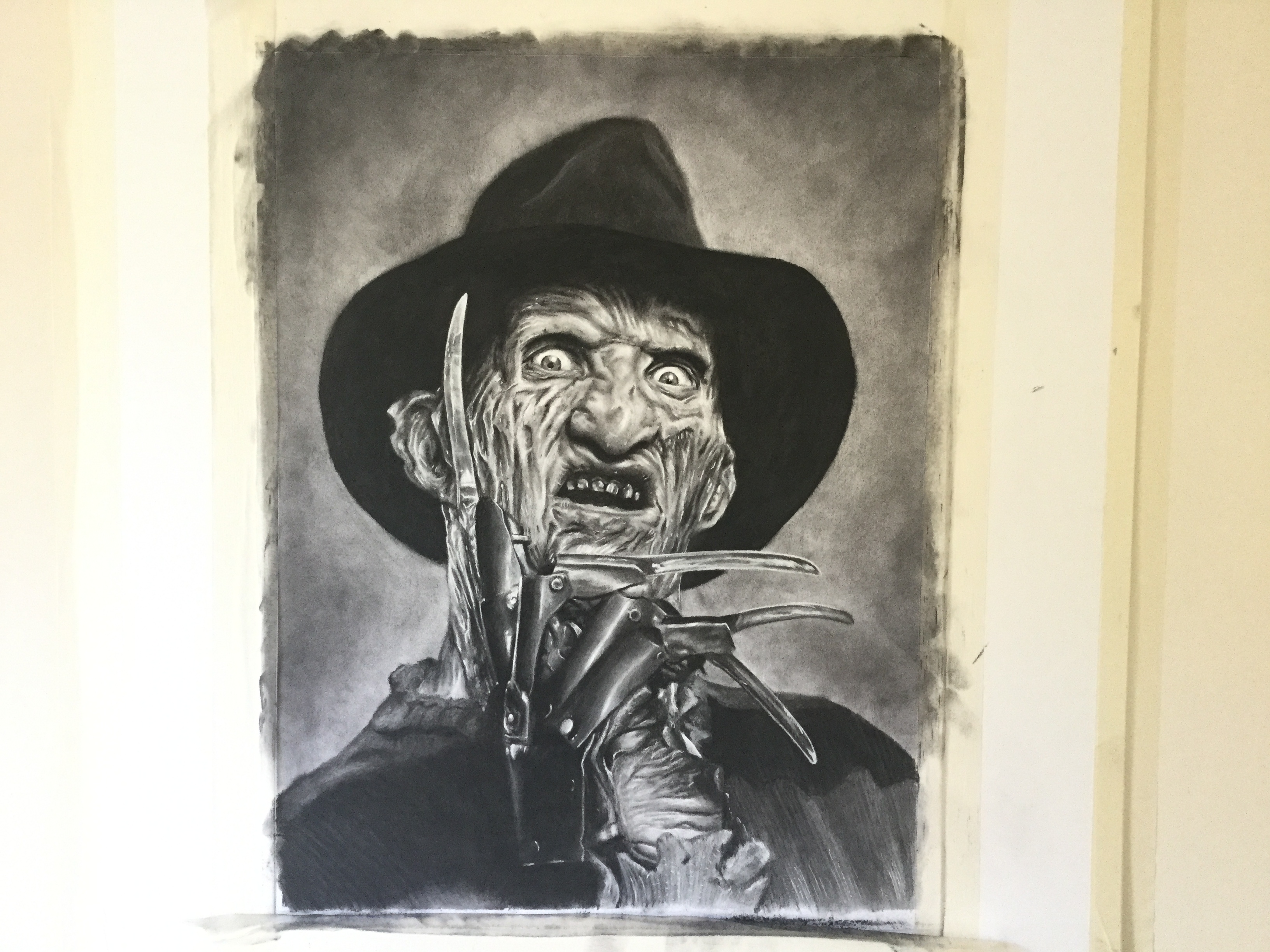 3264x2448 Freddy Krueger Drawing - Freddy Krueger Sketch