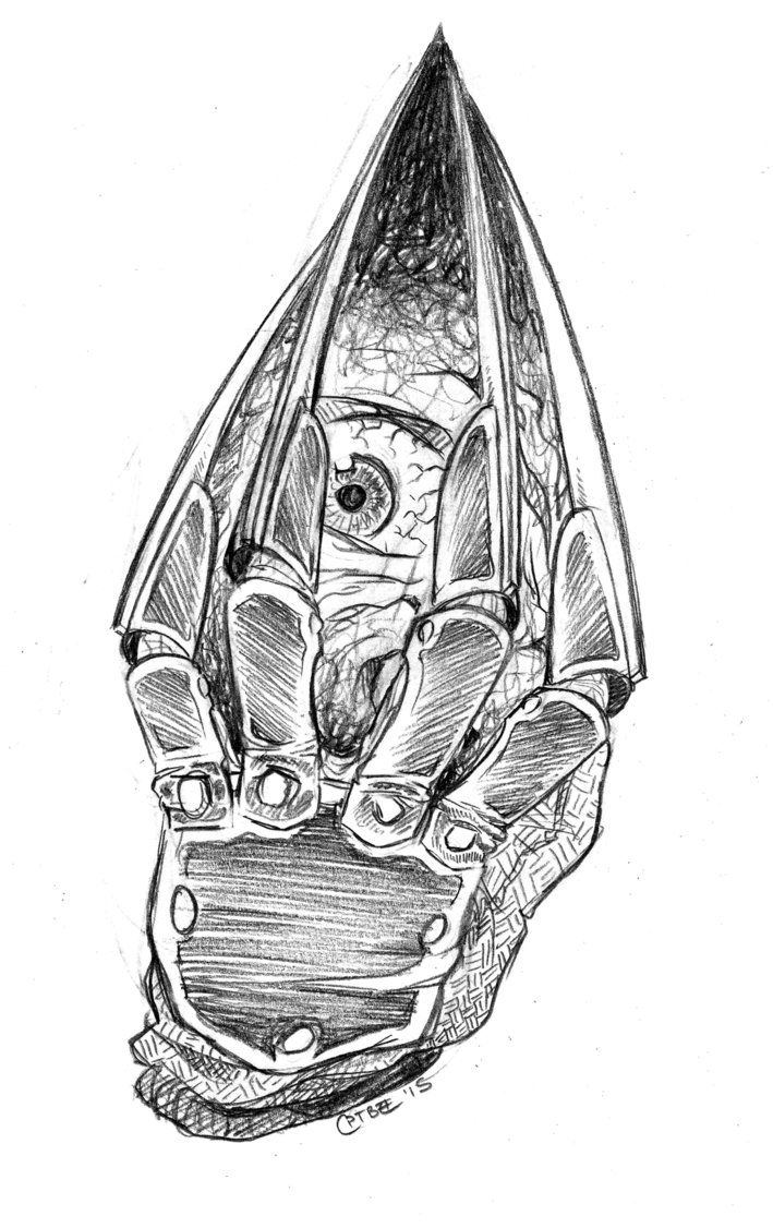 709x1126 Inktober Twist Day 24 - Freddy Krueger Sketch