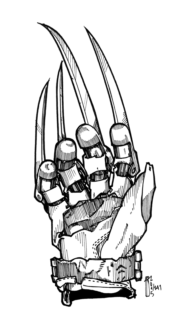 616x1078 Freddy Krueger Kwills - Freddy Krueger Sketch