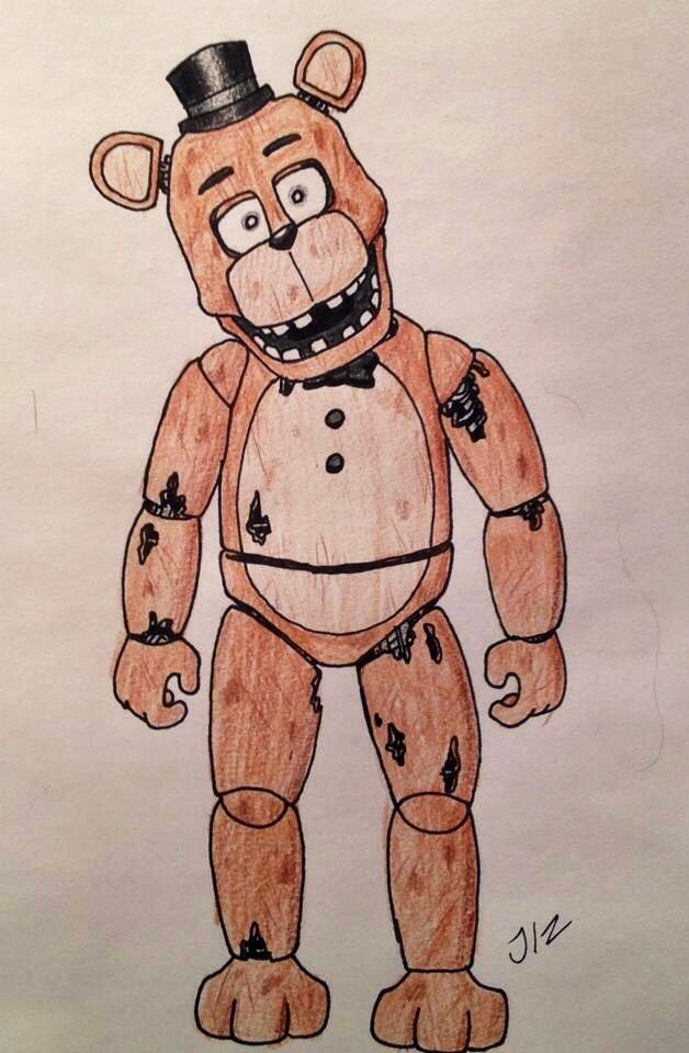 Golden Freddy Sketch At PaintingValley Com Explore Collection Of Golden Freddy Sketch