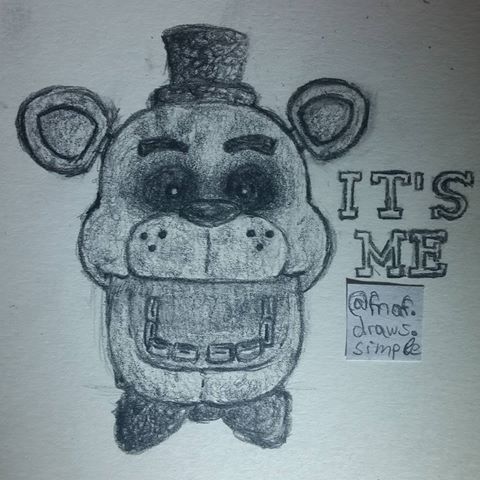 480x480 Golden Freddy Mydrawing - Freddy Sketch
