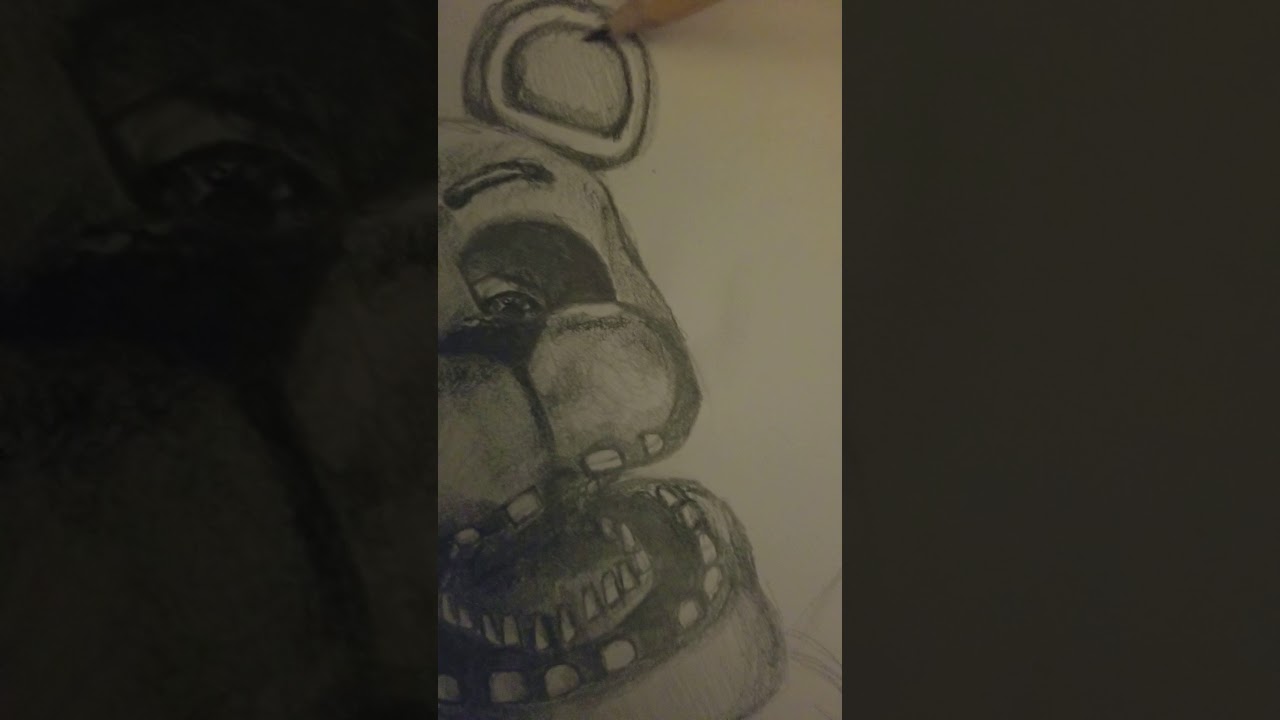 1280x720 Withered Freddy Sketch - Freddy Sketch