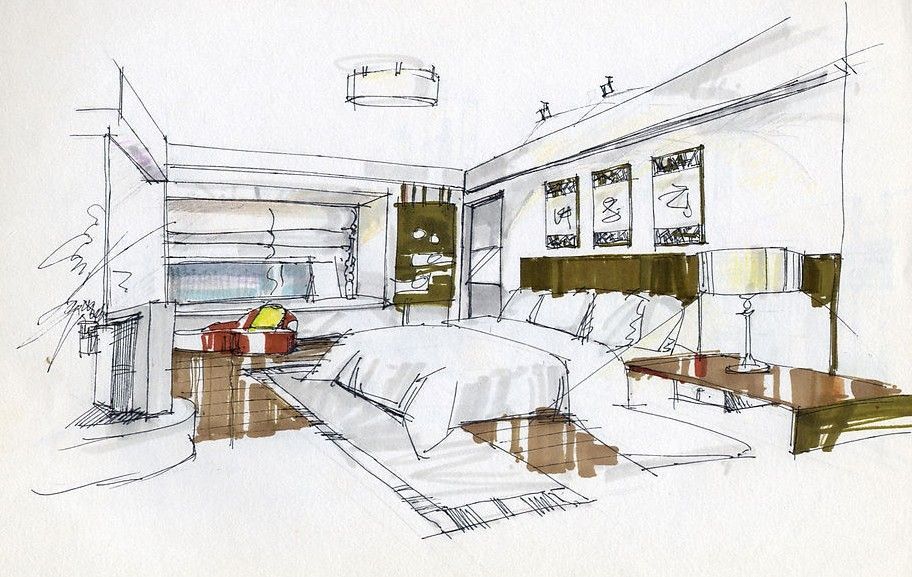 912x577 Bedroom Interior Design Sketches 3d House Free 3d House Wallpaper - Free 3d Sketch