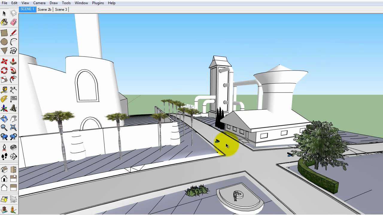 1280x720 Use Free 3d Software For Perspective Drawing - Free 3d Sketch