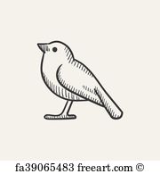 180x195 Free Bird Sketch Art Prints And Wall Artwork Freeart - Free Bird Sketch