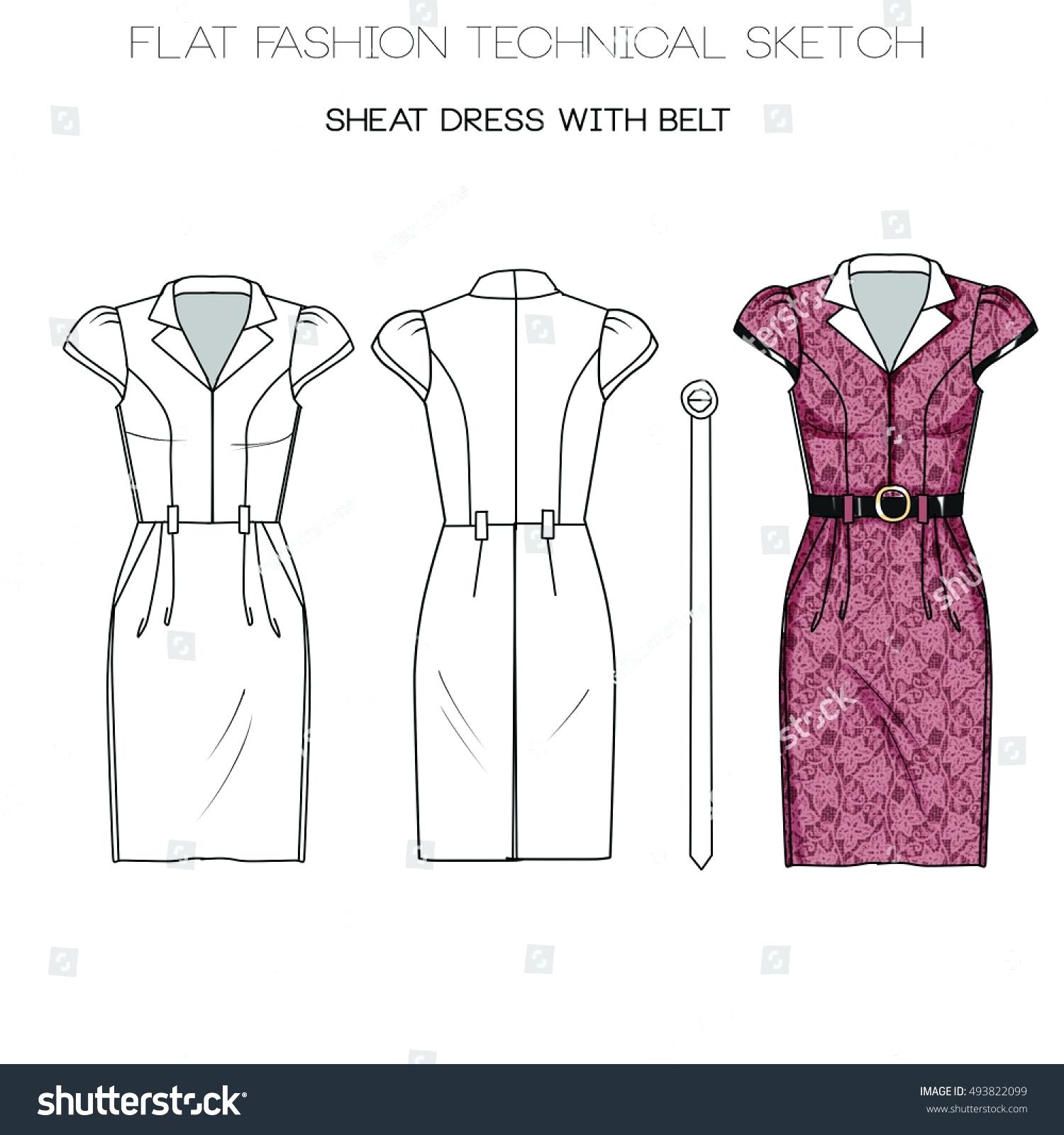 1500x1600 Fashion Sketches Template - Free Fashion Sketches