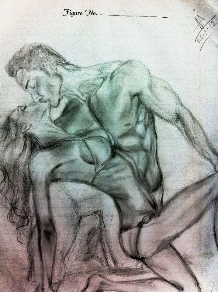 717x960 Freehand Pencil Sketch. Touchtalent - Free Hand Sketch Drawing