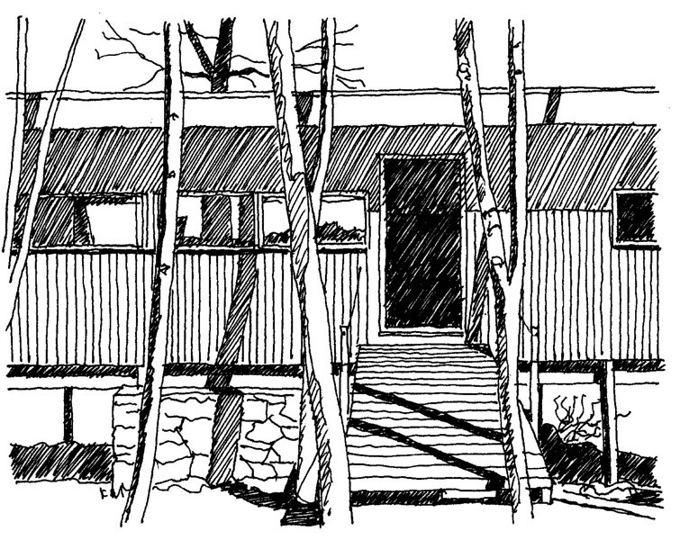 755x600 Sketching Freehand Think Architect - Free Hand Sketch Drawing