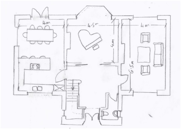 606x431 Free Floor Plan Software - Free House Sketch