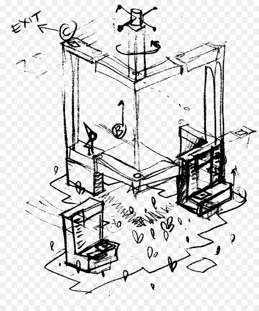 900x1080 Monument Valley Video Game Sketch - Free Sketching Games
