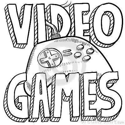 400x400 Video Games Sketch Clipart Panda - Free Sketching Games