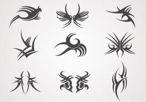 286x200 Tribal Tattoo Free Vector Art - Free Tattoo Sketches