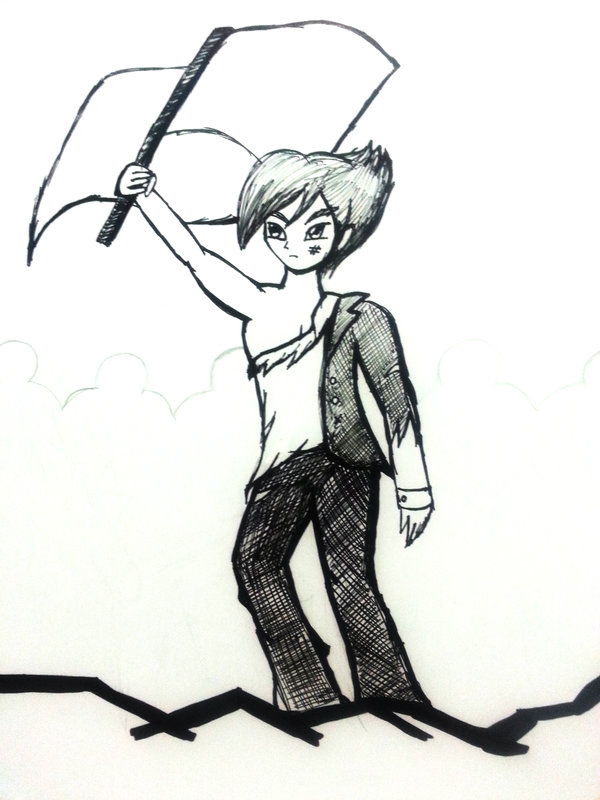 600x800 Sketch Freedom By Amolina45 - Freedom Sketch