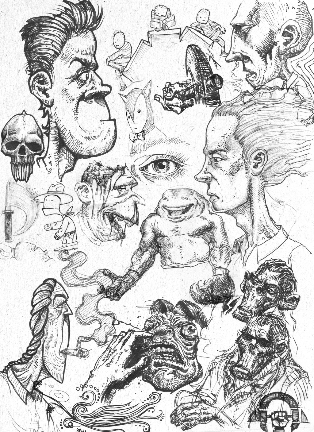 1024x1408 Sketches And Doodles 01 By Phoebus Chango - Freestyle Sketches