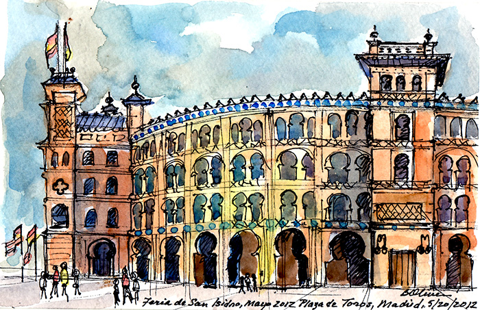 700x453 Colour And Culture Freestyle Sketches Of Spain By Betty Oliver - Freestyle Sketches