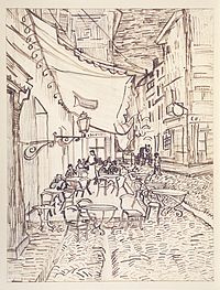 200x263 Terrace - French Cafe Sketch
