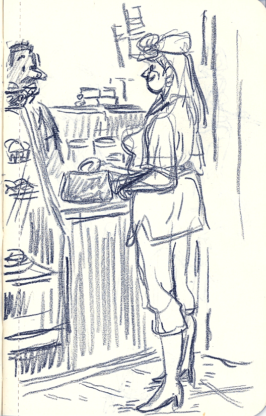 528x824 The Real Chris Chua Cafe Sketch 102610 Part 2 - French Cafe Sketch