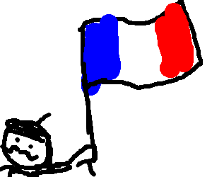 300x250 19 France Drawing Huge Freebie! Download For Powerpoint - French Flag Sketch