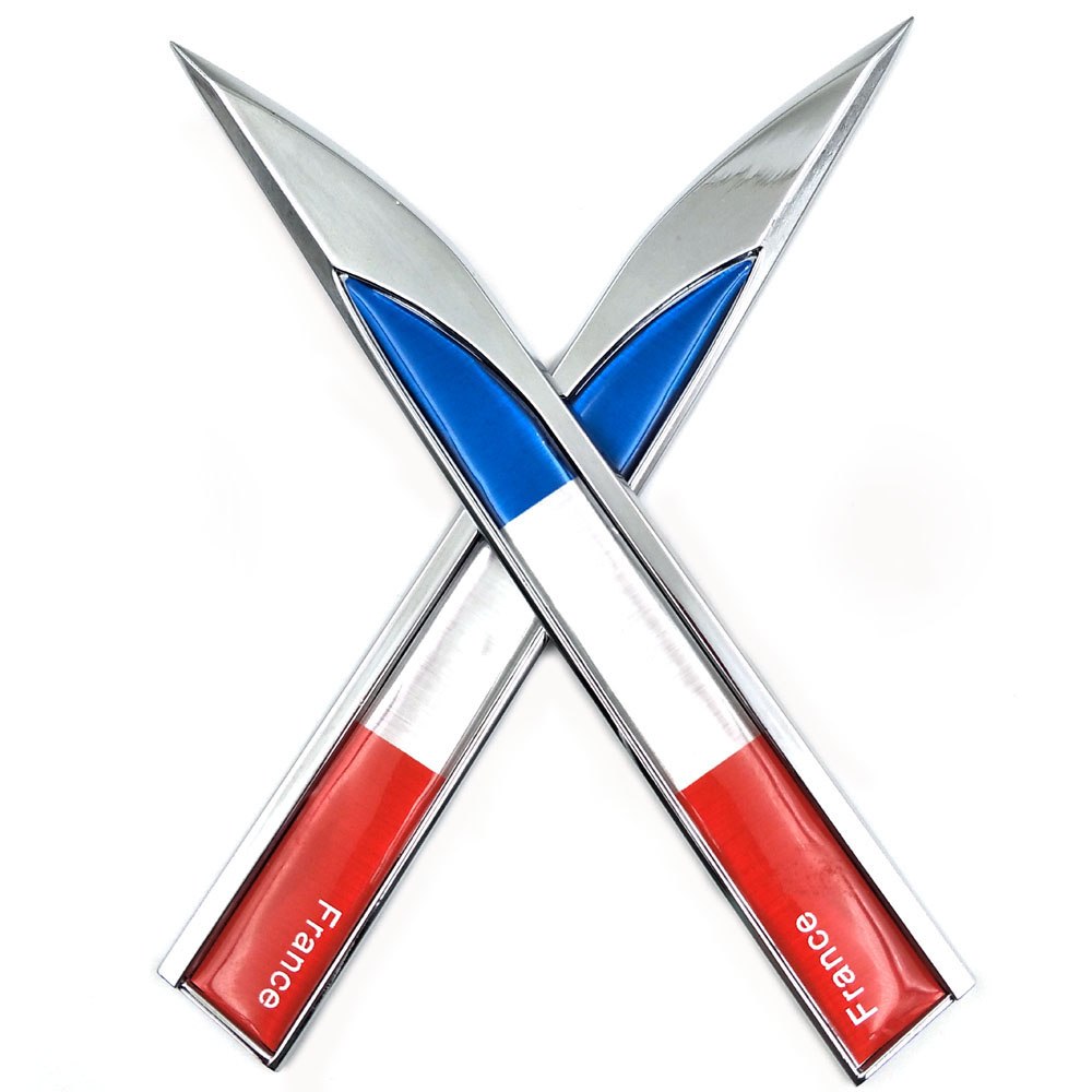 1000x1000 2pcslot France French Flag Car 3d Body Lade Sticker Car Side - French Flag Sketch