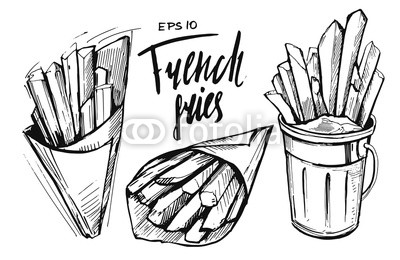 400x260 French Fries Sketch Buy Photos Ap Images Detailview - French Fries Sketch