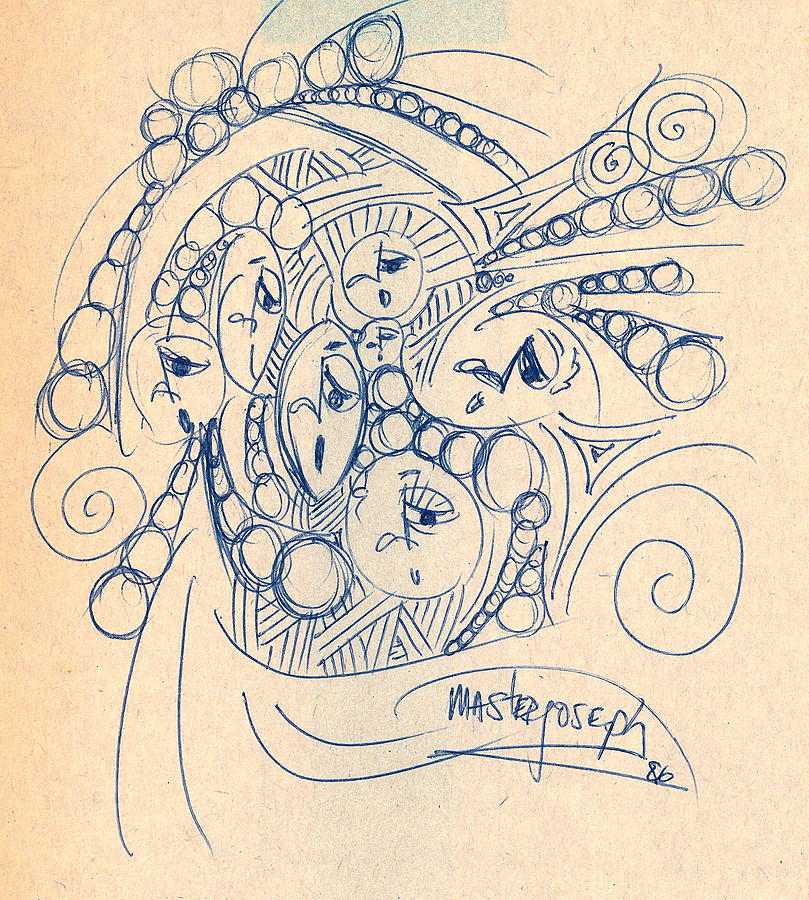 809x900 French Horn Drawing By Anthony Masterjoseph - French Horn Sketch