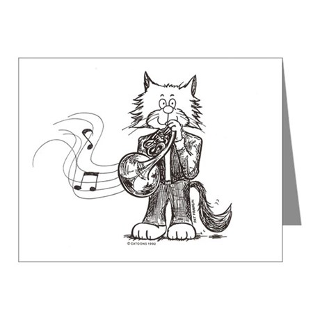 460x460 French Horn Gifts - French Horn Sketch