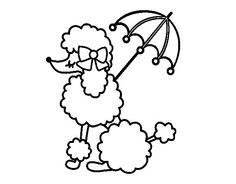 236x184 Cartoon Poodle Pictures Group With Items - French Poodle Sketch