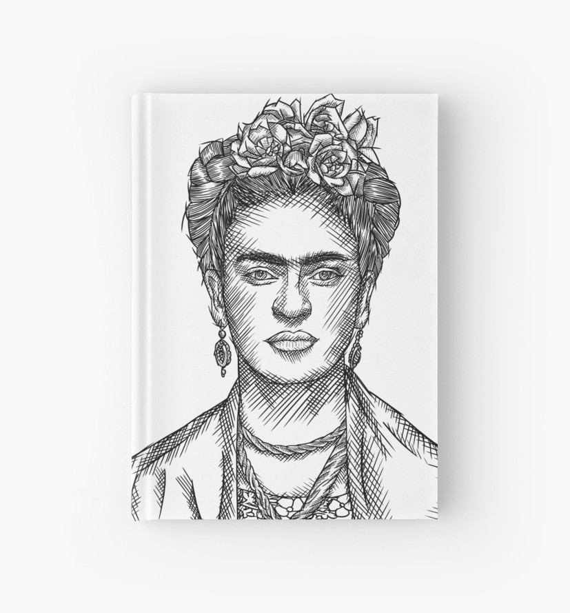 827x889 Frida Kahlo Sketch - Frida Kahlo Sketch