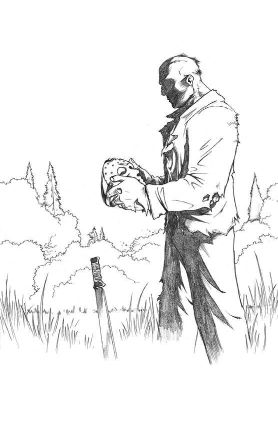 556x850 Friday The 13th Sketch By Tpollockjr - Friday Sketch