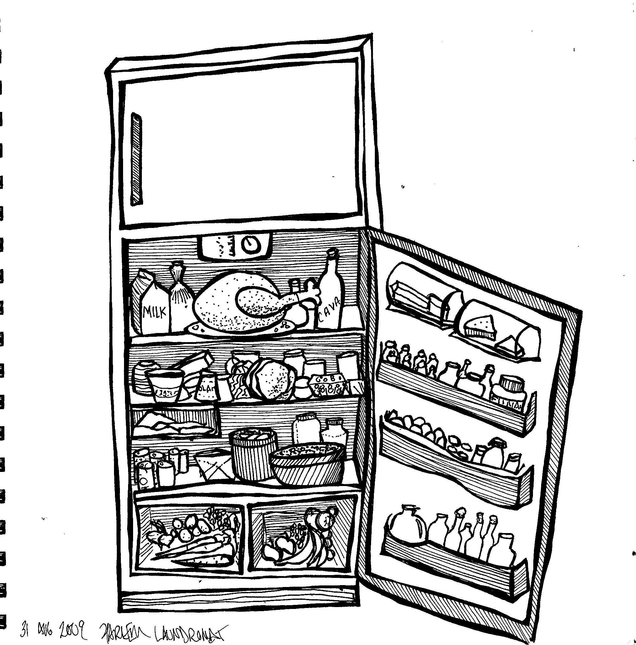 Fridge Sketch at Explore collection of Fridge Sketch