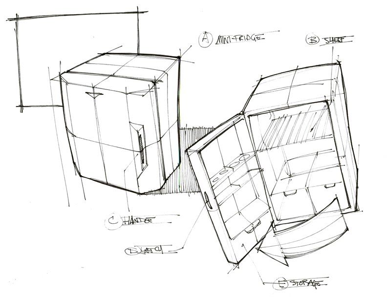 792x612 Sketch A Day Sketch A Day - Fridge Sketch